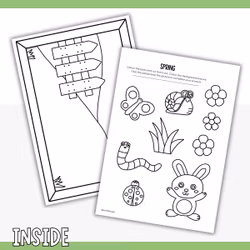 Cut and Stick - Spring Craft for Kids