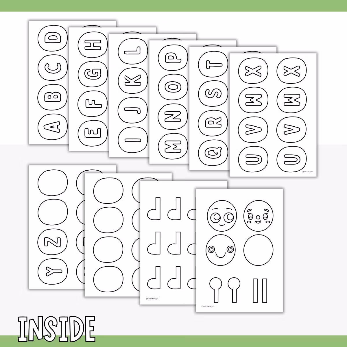 Printable Caterpillar Name Sign Craft for Kids