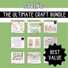 The Ultimate Spring Craft Bundle - Printables for Kids
