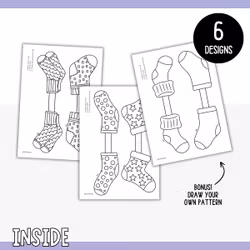 Odd Socks Day Garland - Printable Craft for Kids