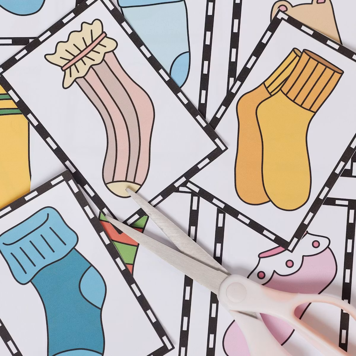 Odd Socks Day Scavenger Hunt - Printable Game for Kids