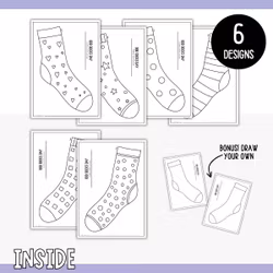 World Down Syndrome Day Craft Pack - Odd Socks Day