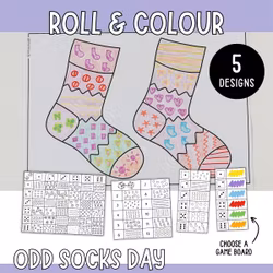 Roll & Colour - Odd Socks Day