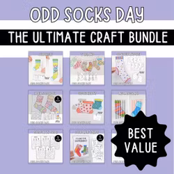 The Ultimate Odd Socks Day Craft Bundle - Printables for Kids