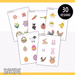30 Easter Bead Patterns - Printable Templates