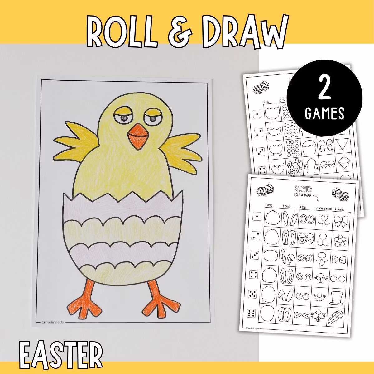 Roll & Draw - Easter