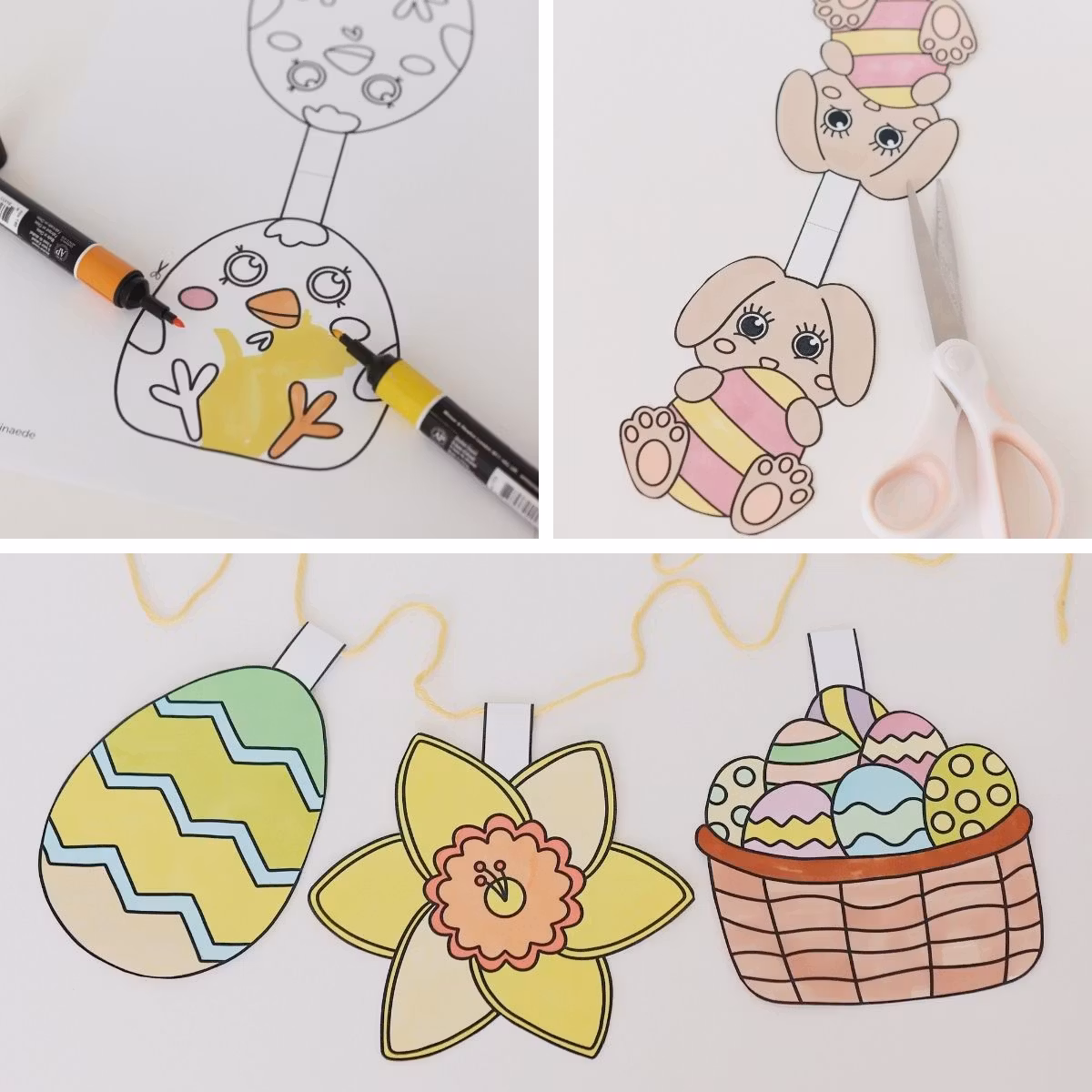 Printable Easter Garland - Craft for Kids