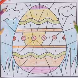 Colour by Code - Easter