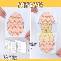 Printable Easter Surprise Eggs - Craft for Kids