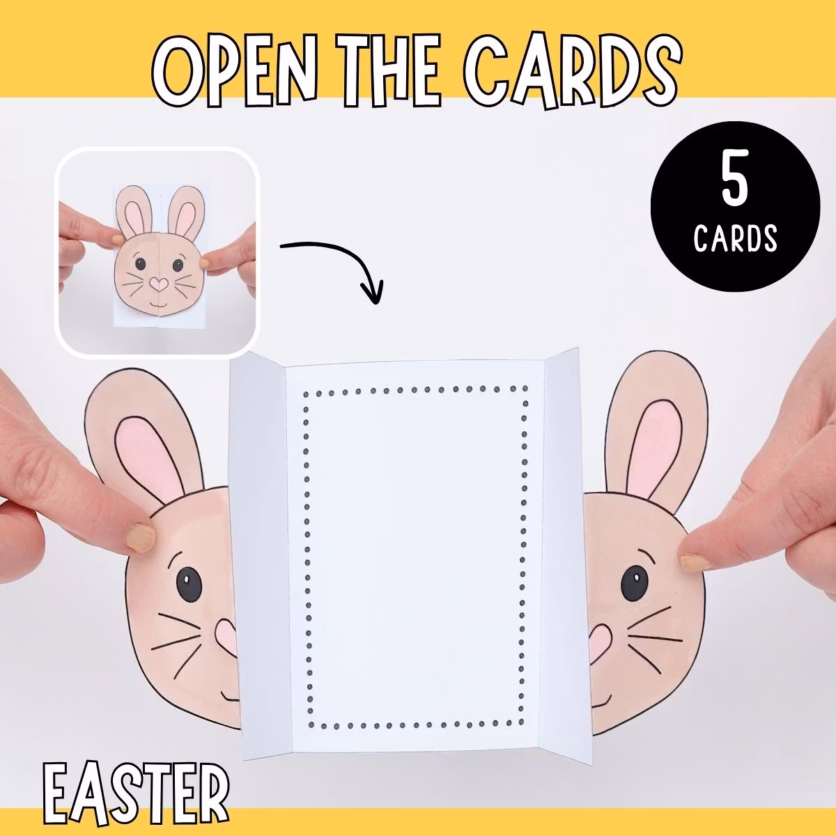 Easter Cards - Printable Craft for Kids