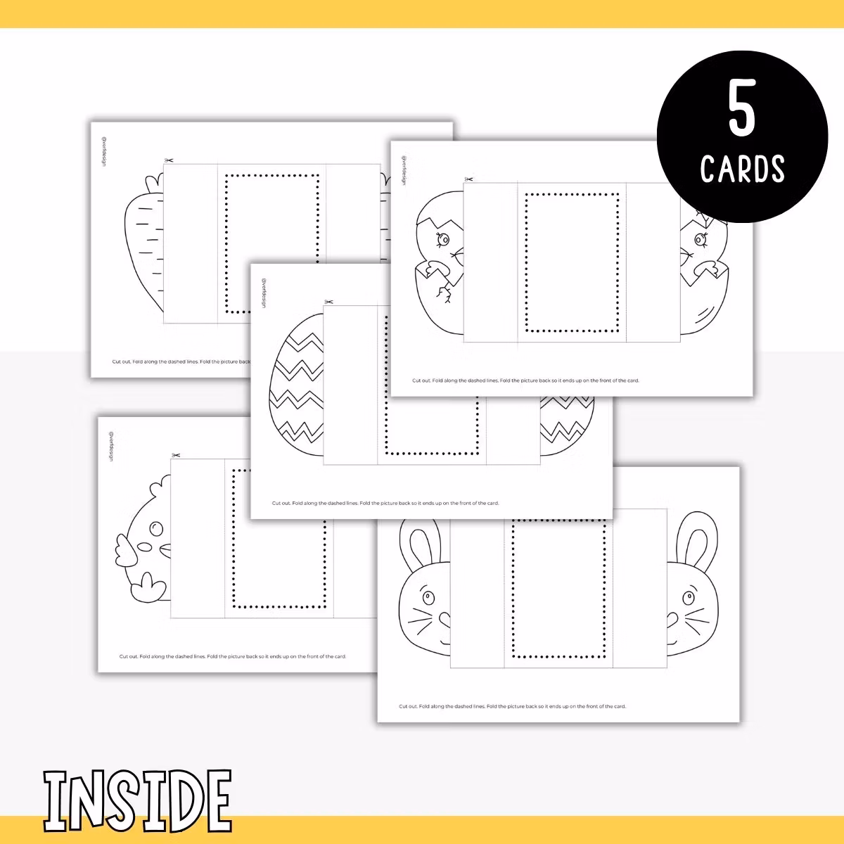 Easter Cards - Printable Craft for Kids