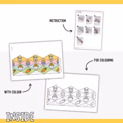 Magic Easter Diamond – Printable Craft for Kids