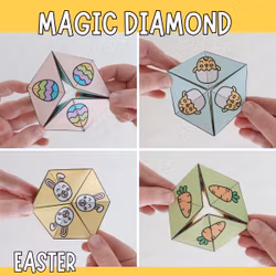 Magic Easter Diamond – Printable Craft for Kids