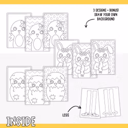 Zigzag Figures - Easter Craft for Kids