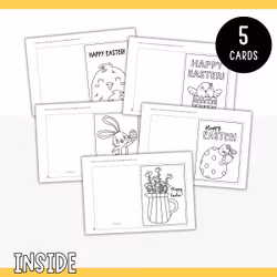 Easter Cards - 5 Designs