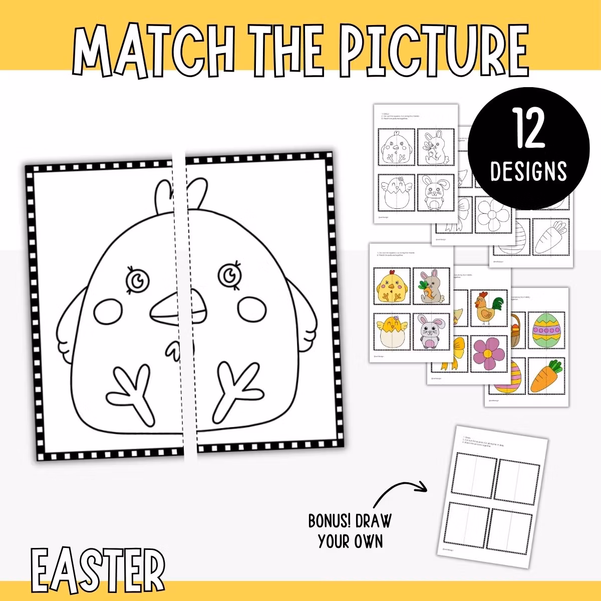 Easter Matching Game - Printable Activity for Kids