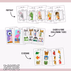 Symmetry Pixel Pictures - Animals