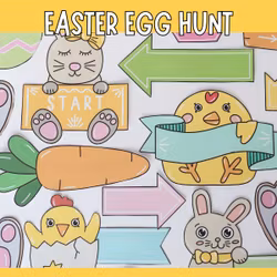 Easter Egg Hunt Signs - Printable Set