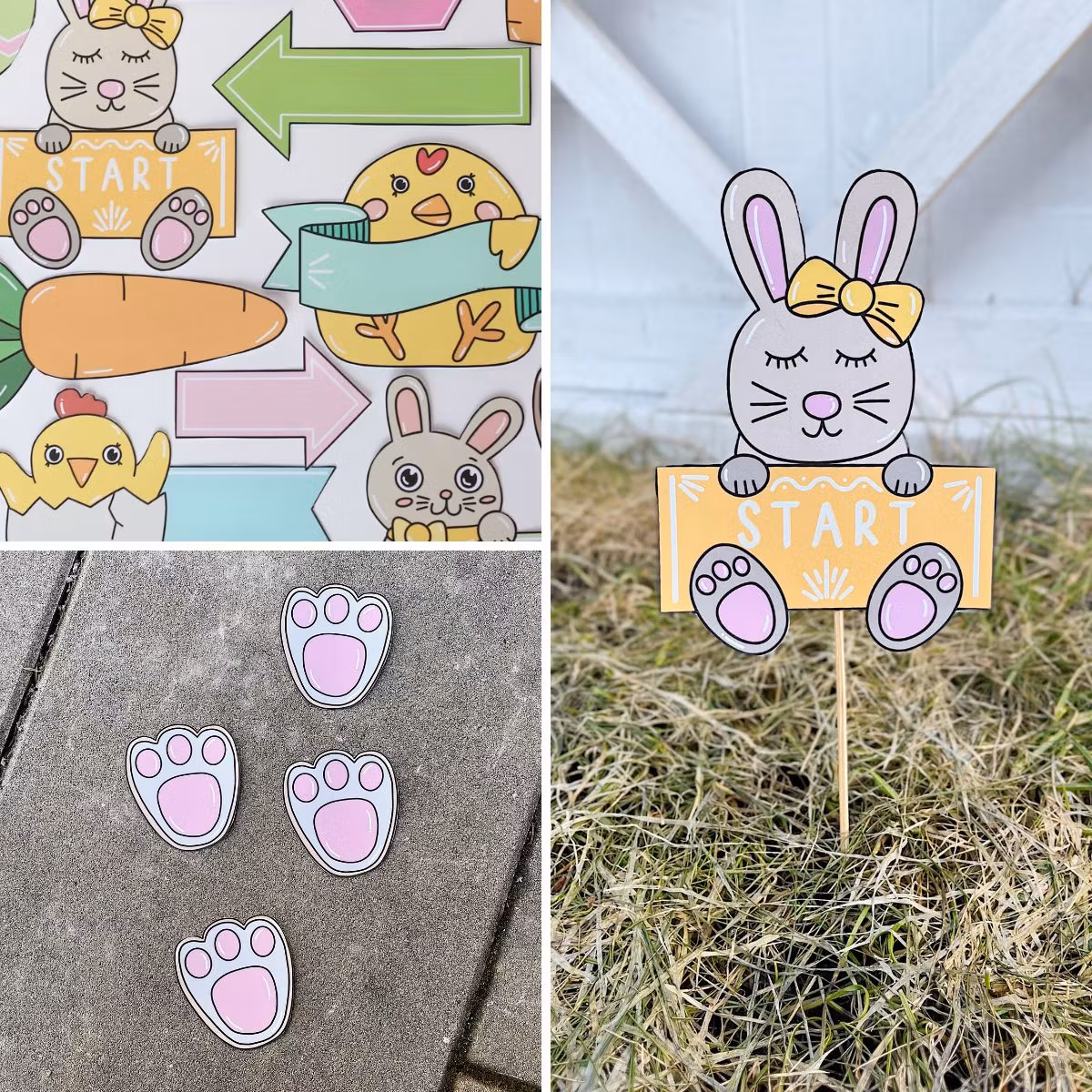 Easter Egg Hunt Signs - Printable Set