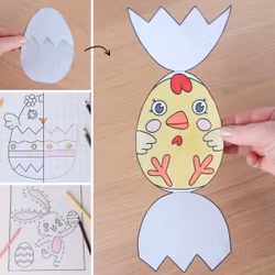 Easter Calendar - Original (8 Printable Craft Pages)