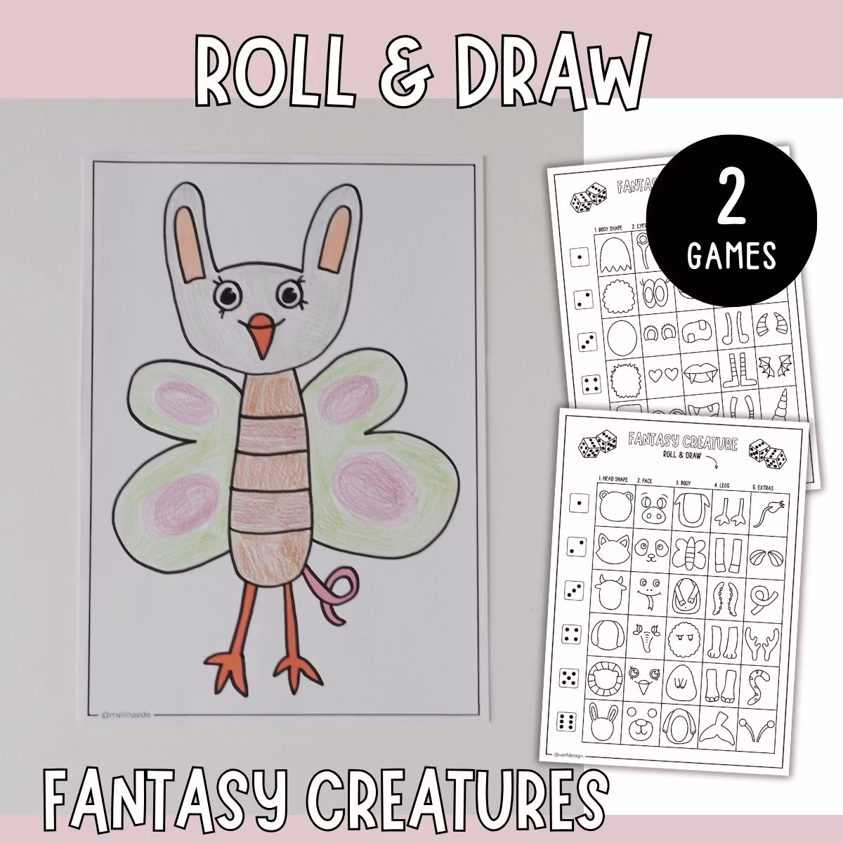 Roll & Draw - Fantasy Creatures