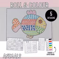Roll & Colour - Animals