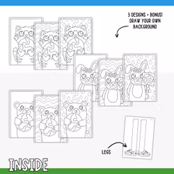 Zigzag Figures - Earth Day Craft for Kids