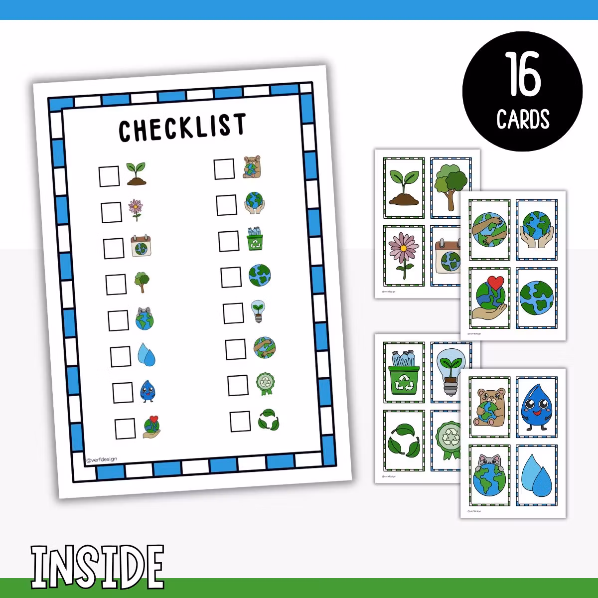 Earth Day Scavenger Hunt - Printable Game for Kids