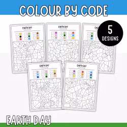 Colour by Code - Earth Day