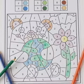 Colour by Code - Earth Day