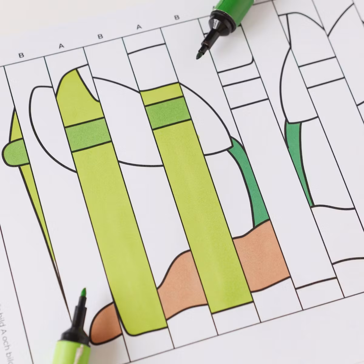 Magical Earth Day Agamographs - Printable Craft for Kids