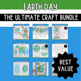 The Ultimate Earth Day Craft Bundle - Printables for Kids
