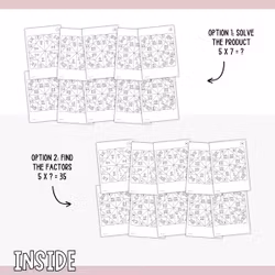 Practise Times Tables - Multiplication Fortune Tellers