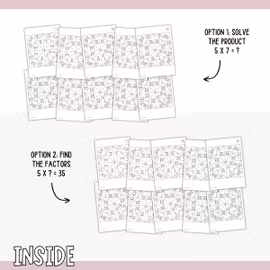 Practise Times Tables - Multiplication Fortune Tellers