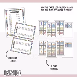 Scavenger Hunt - Numbers 1-20 (Find and Practise)