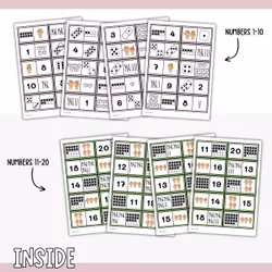 Domino Numbers 1-20 - Match Quantities (2 Games)