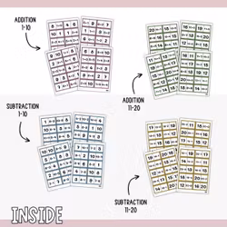 Maths Domino - Addition and Subtraction 1-20 (4 Games)