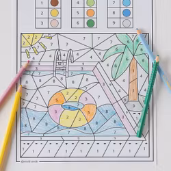 Colour by Code - Summer