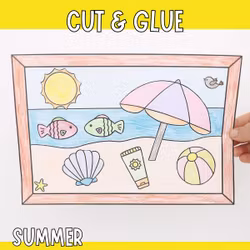 Cut and Stick - Summer Craft for Kids