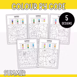 Colour by Code - Summer