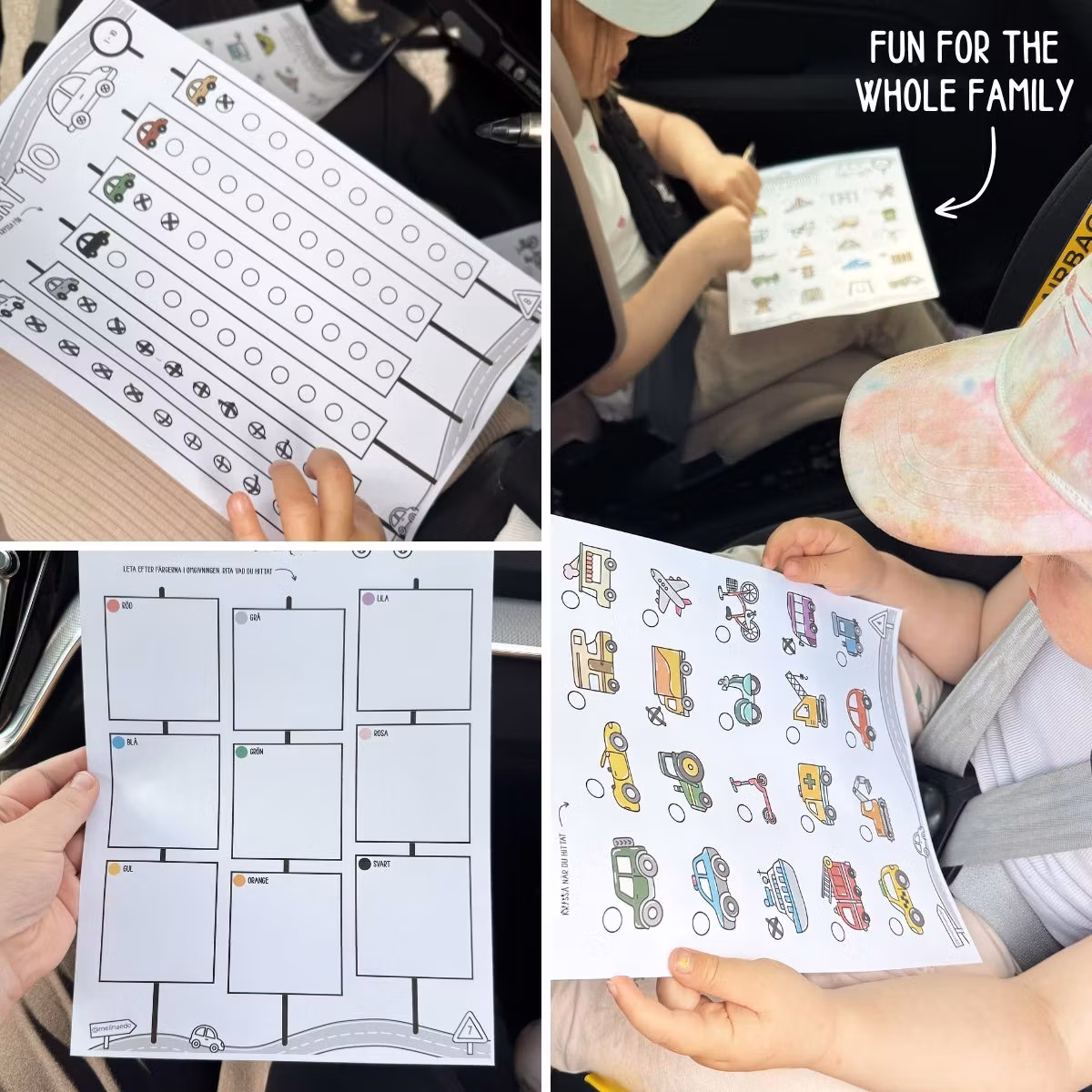 Road Trip Activity Pack for Kids - Scavenger Hunts, Games, Puzzles & Crafts
