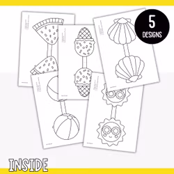 Printable Summer Garland - Craft for Kids
