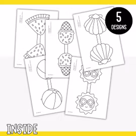 Printable Summer Garland - Craft for Kids