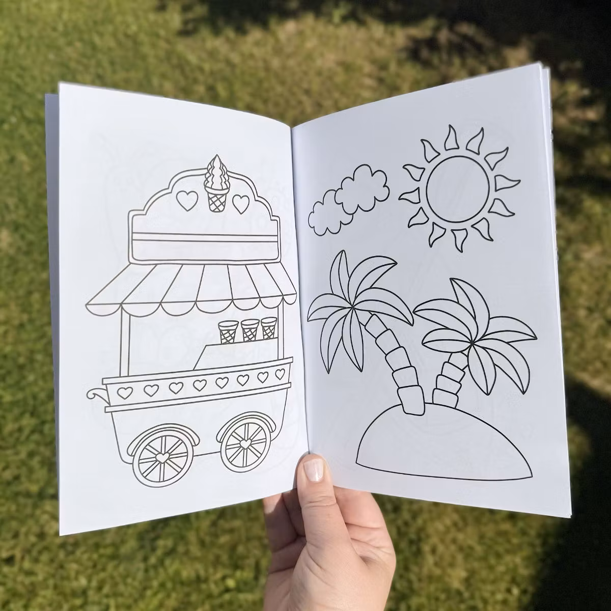 Summer Colouring Book Printable - 16 Colouring Pages