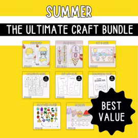The Ultimate Summer Craft Bundle - Printables for Kids