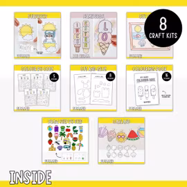 The Ultimate Summer Craft Bundle - Printables for Kids