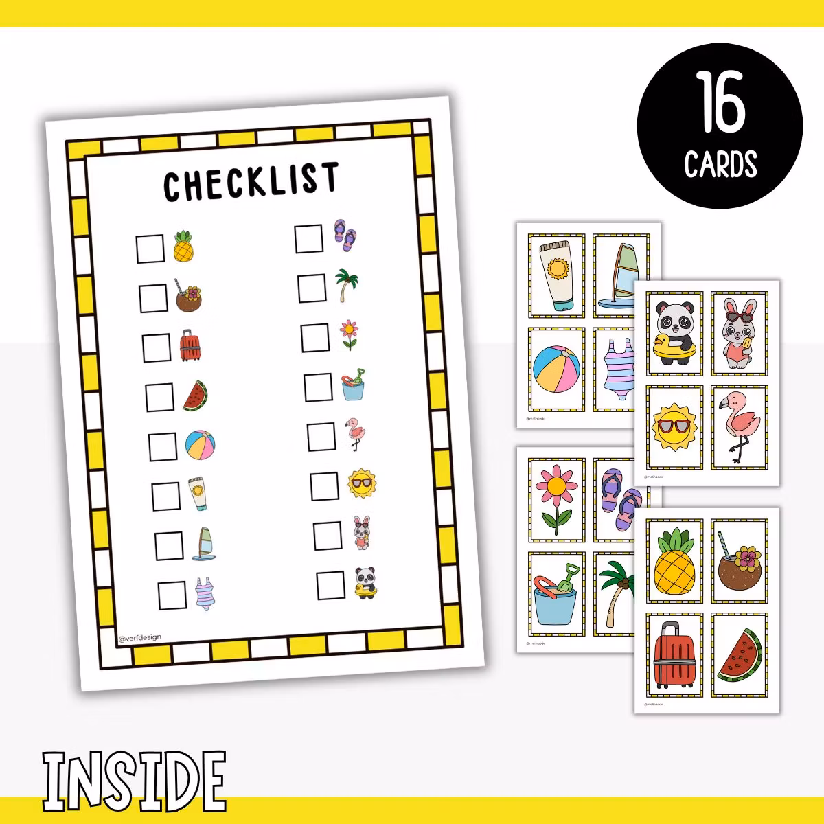 Summer Scavenger Hunt - Printable Game for Kids
