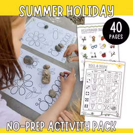 Summer Activity Pack for Kids - Crafts, Games, Challenges & Screen-Free Fun