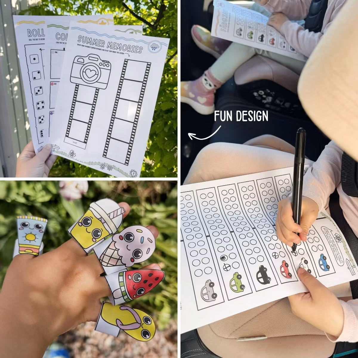 Summer Activity Pack for Kids - Crafts, Games, Challenges & Screen-Free Fun