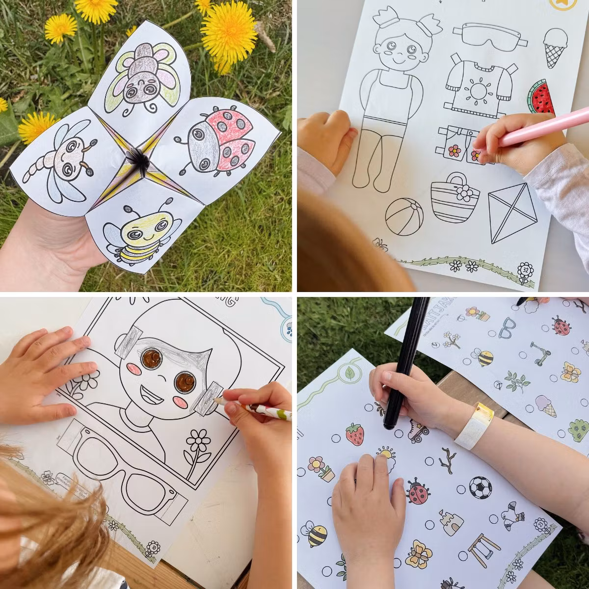 Summer Activity Pack for Kids - Crafts, Games, Challenges & Screen-Free Fun